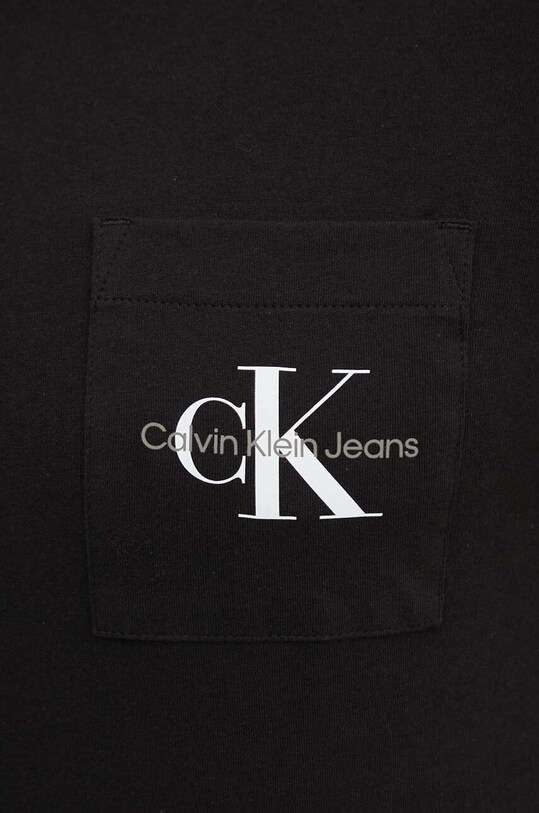 Бавовняна футболка Calvin Klein Jeans чорний J30J320936