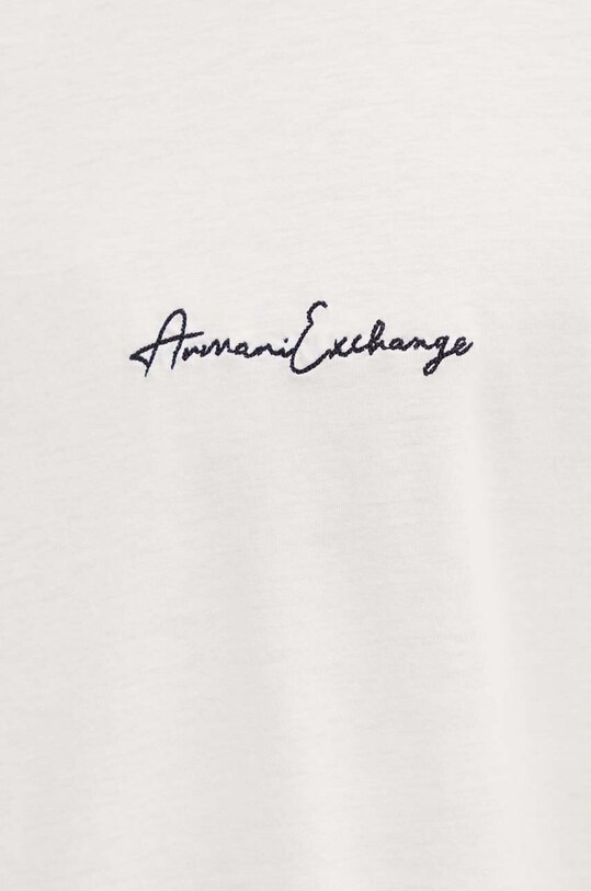 Armani Exchange t-shirt bawełniany 8NZTSG.ZJ9AZ.NOS biały