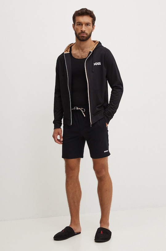 BOSS tricou din bumbac 50475412 negru AA00