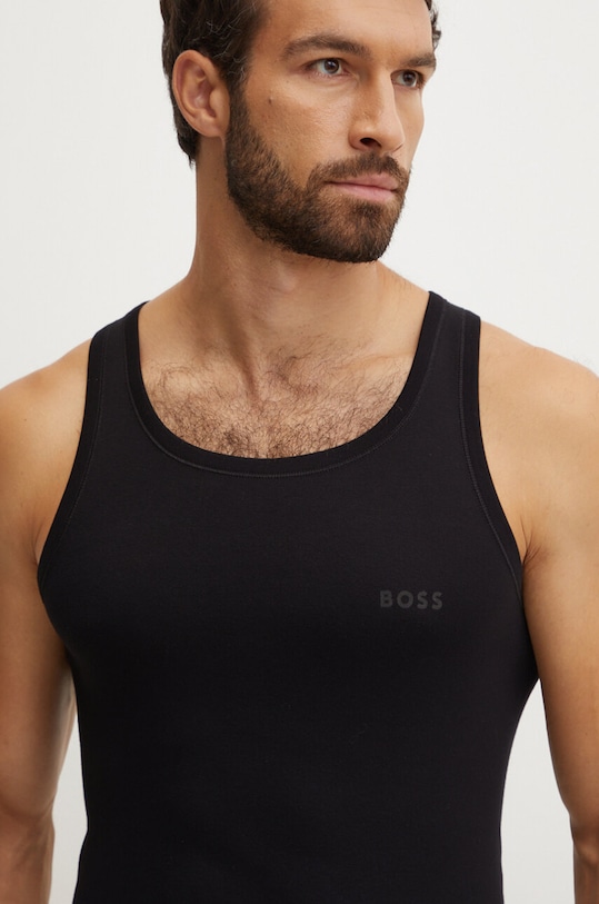 BOSS tricou din bumbac negru 50475412