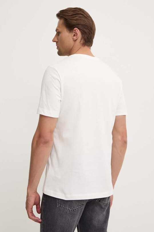 Odzież Marc O'Polo t-shirt bawełniany DENIM B61202151060 biały