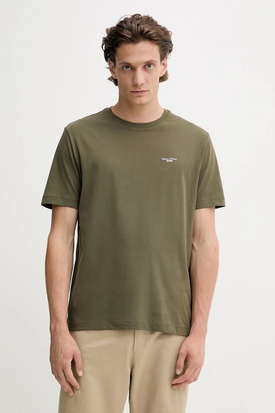 Бавовняна футболка Marc O'Polo DENIM зелений B61202151060