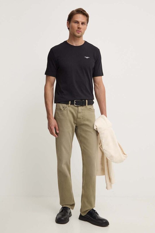Marc O'Polo tricou din bumbac DENIM B61202151060 negru AA00