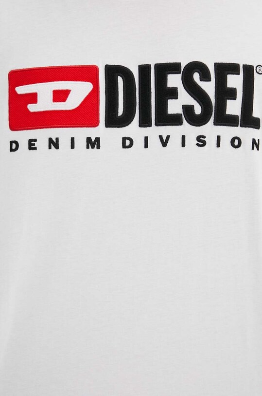 Бавовняна футболка Diesel T-BOXT-DIV A14943.0GRAI білий