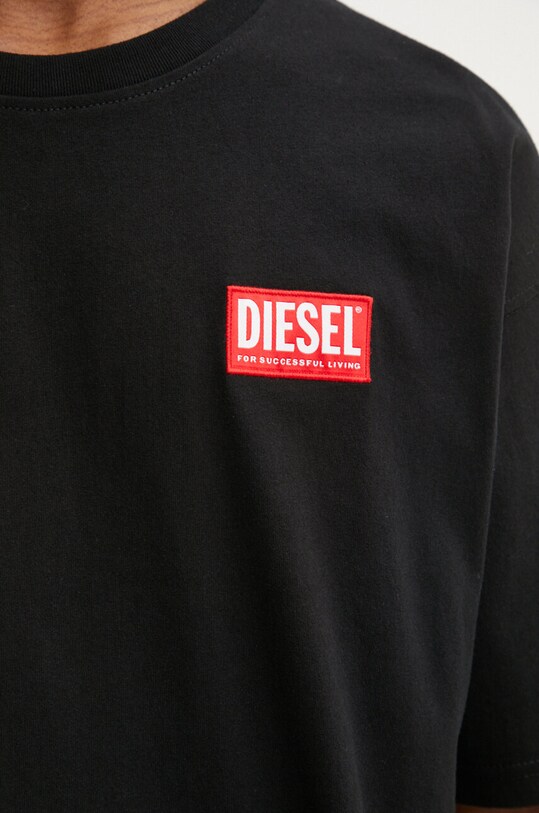 Diesel tricou din bumbac T-BOXT-LAB A14947.0NIAR negru
