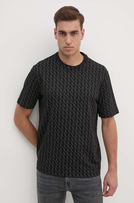 Armani Exchange tricou din bumbac negru 8NZTCW.ZJH4Z.NOS