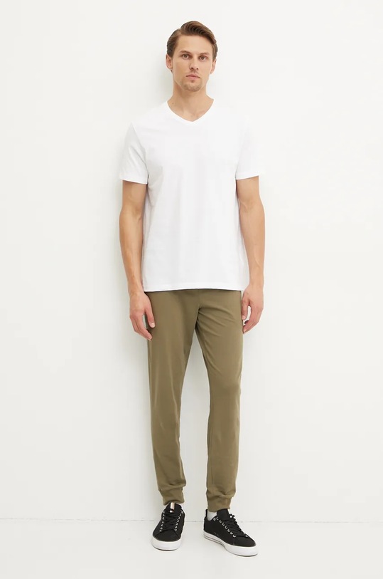 BOSS t-shirt bawełniany 50479535 biały AA00
