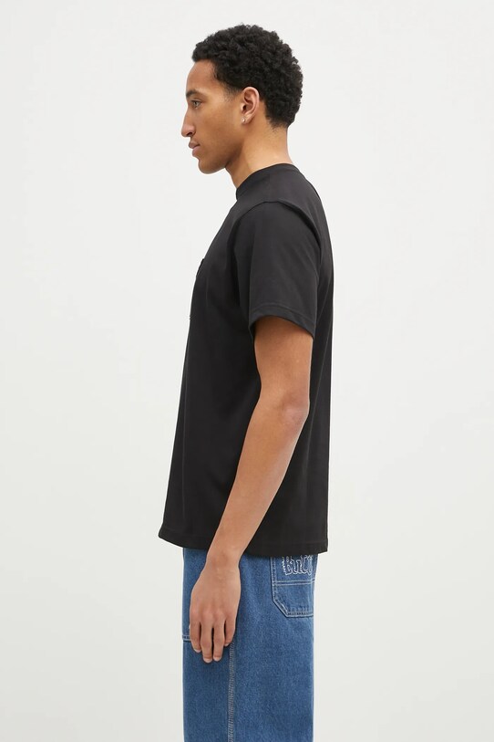 Ader Error tricou BN01FWTS0107BK negru AW16