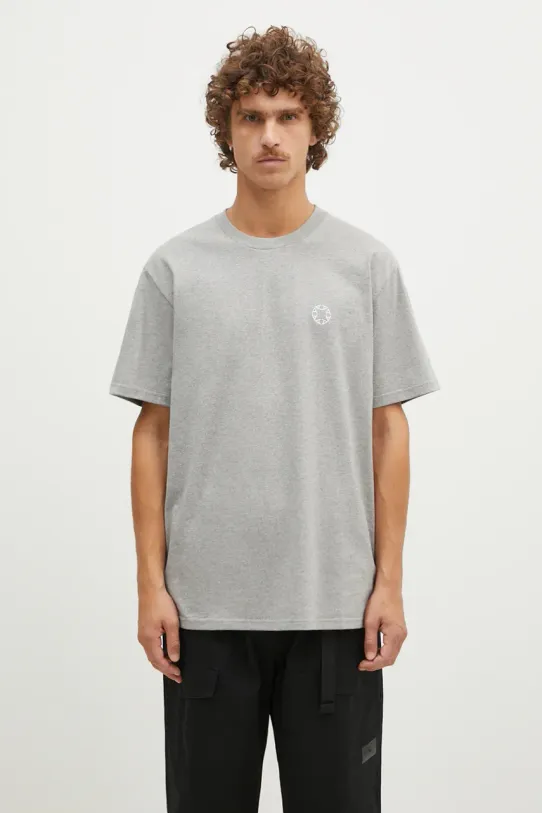Хлопковая футболка 1017 ALYX 9SM Regular Fit Crewneck Tee хлопок серый AAMTS0484FA01