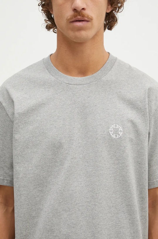 Хлопковая футболка 1017 ALYX 9SM Regular Fit Crewneck Tee серый AAMTS0484FA01