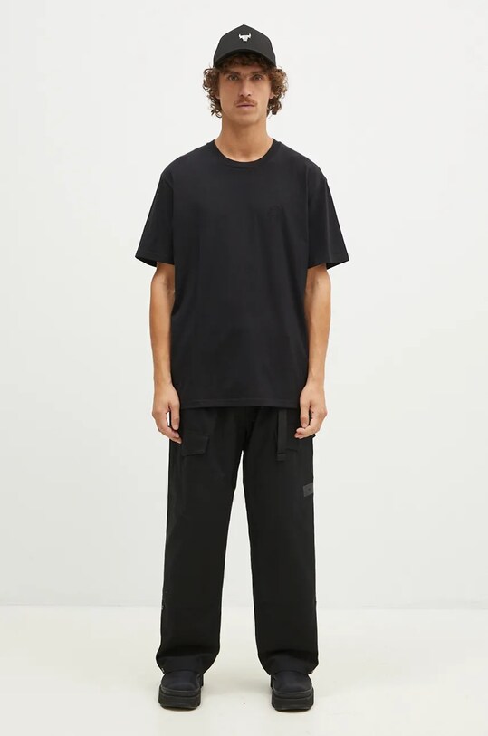 1017 ALYX 9SM t-shirt in cotone Regular Fit Crewneck Tee AAMTS0484FA01 nero