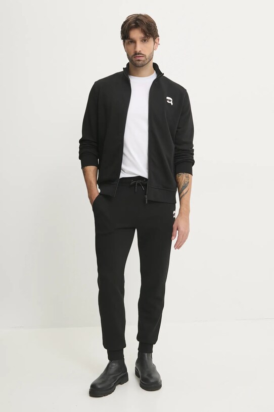 Хлопковая футболка Karl Lagerfeld 500224.755710 белый AA00