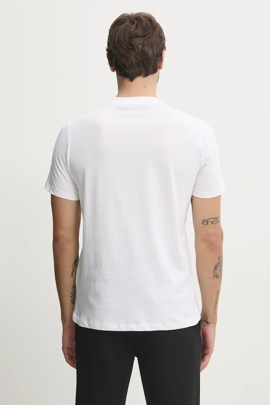 Odzież Karl Lagerfeld t-shirt bawełniany 500224.755710 biały
