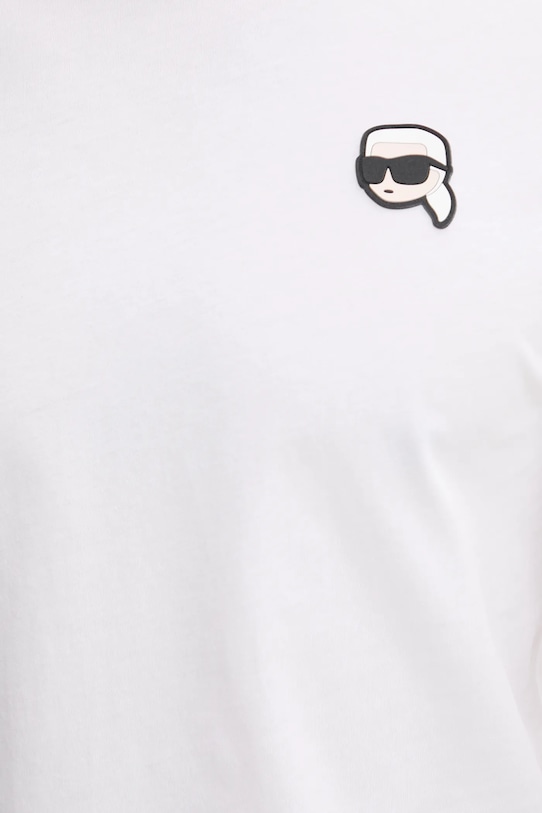 Karl Lagerfeld t-shirt bawełniany 500224.755710 biały