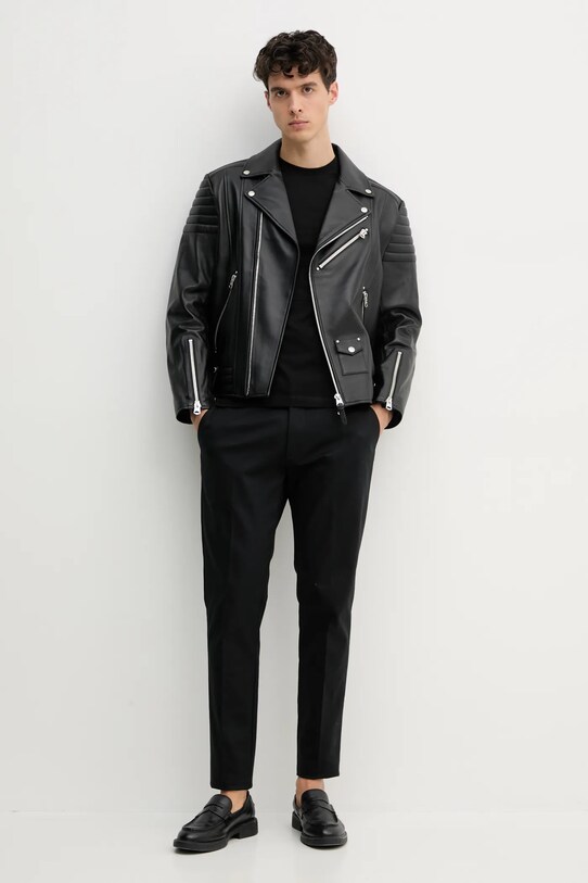 Бавовняна футболка Emporio Armani 8N1TQ6.1JRGZ.NOS чорний AA00