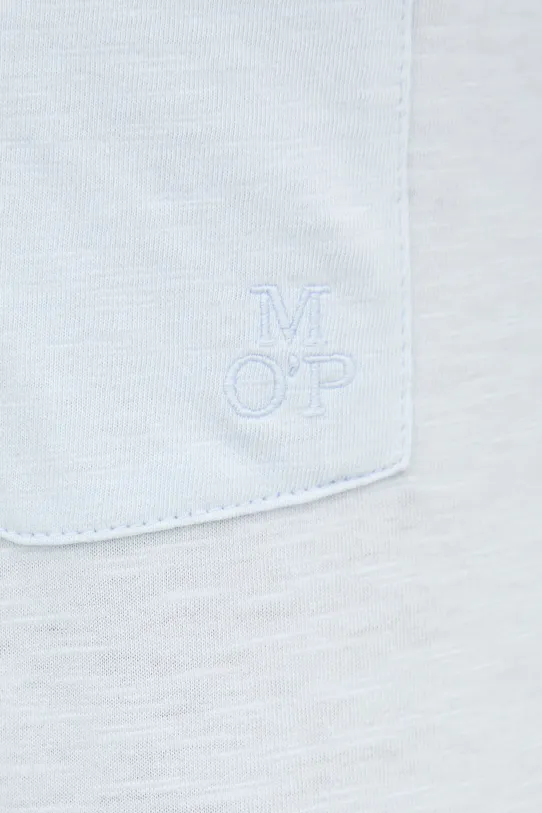 Bavlněné tričko Marc O'Polo M23217651204 modrá