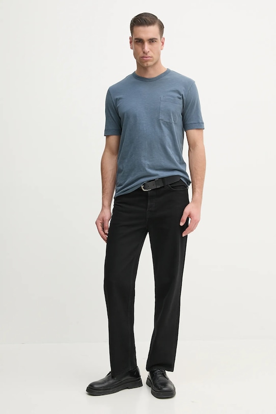 Bavlnené tričko Marc O'Polo M23217651204 modrá AA00