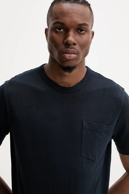 Marc O'Polo t-shirt bawełniany granatowy M23217651204