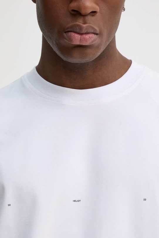 Heliot Emil tricou SS25.M.09.089.WHT02.CO