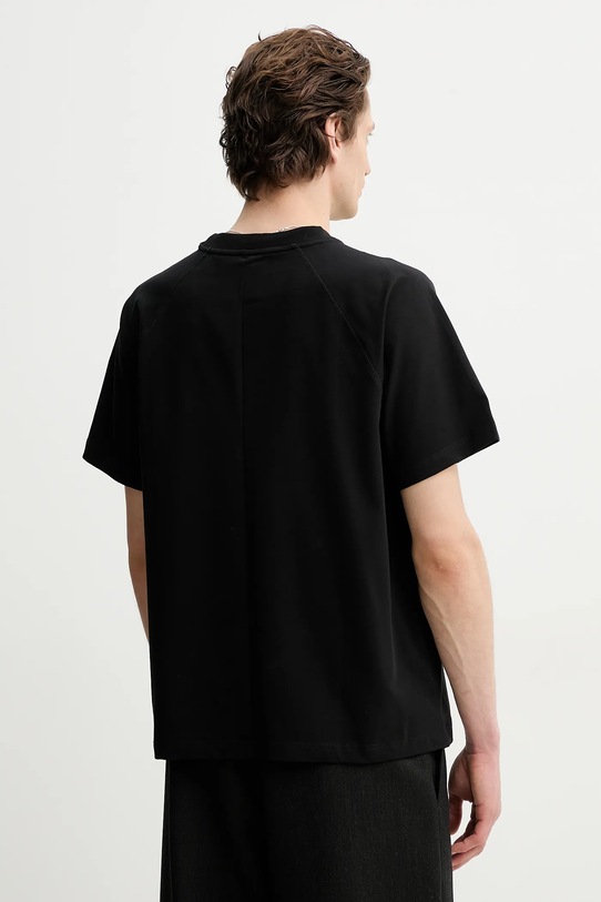 Clothing Heliot Emil t-shirt SS25.M.09.083.BLK01.CO black