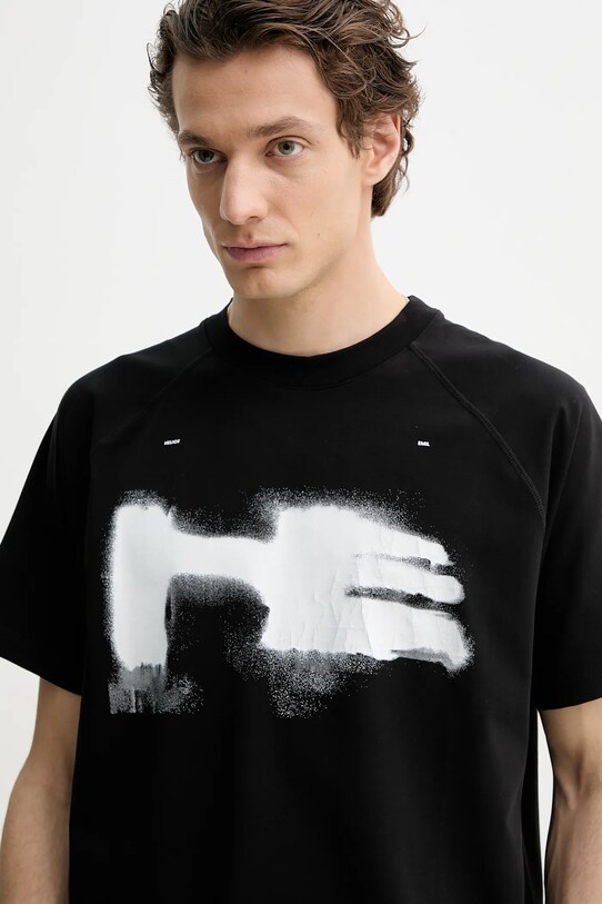 Μπλουζάκι Heliot Emil μαύρο SS25.M.09.083.BLK01.CO
