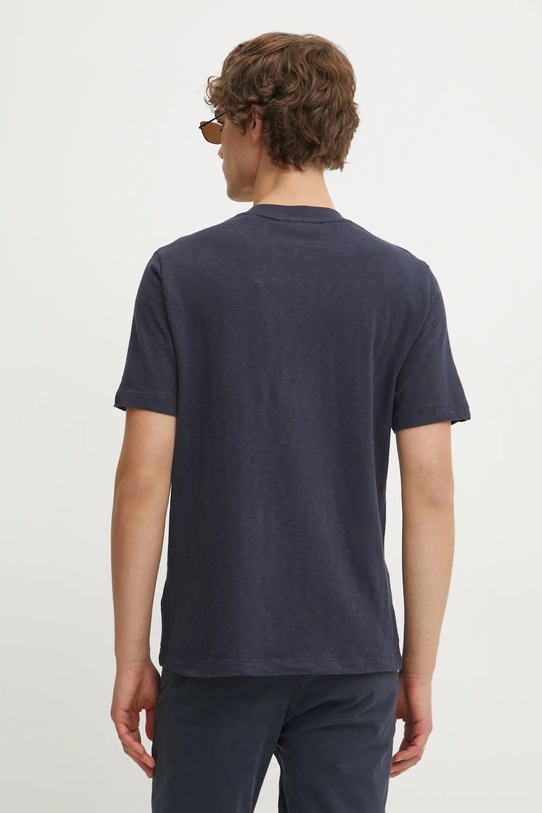 Îmbrăcăminte Marc O'Polo tricou din bumbac B61223251098 bleumarin