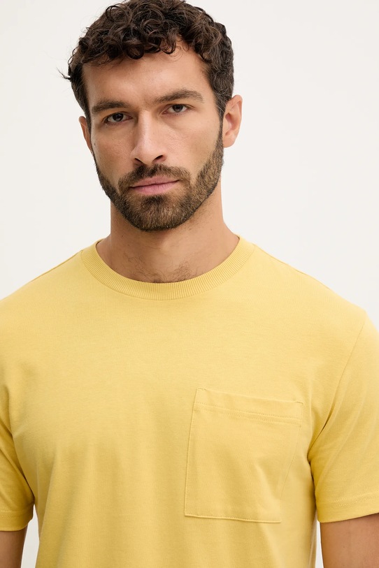 Bavlnené tričko United Colors of Benetton žltá 3BL0U10A8