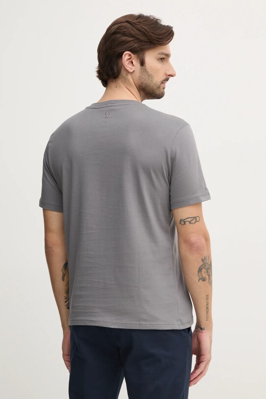 Одяг Бавовняна футболка United Colors of Benetton 3BL0U10A8 сірий