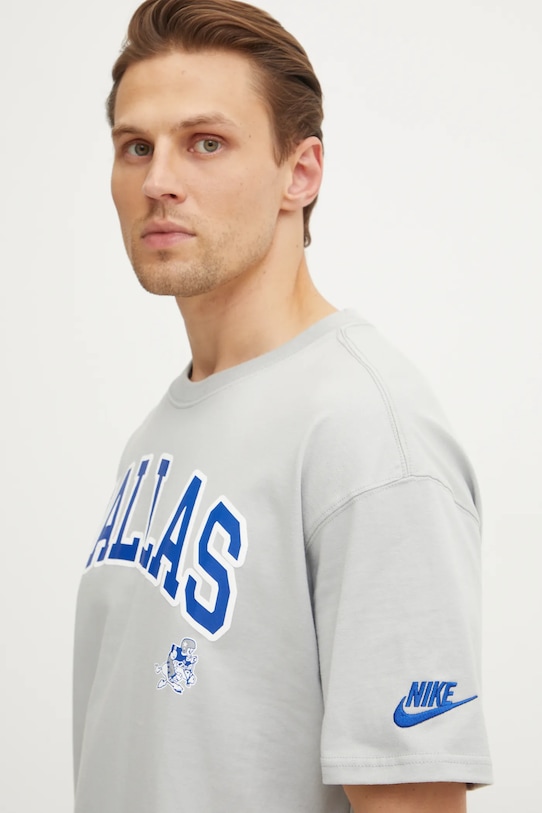 Nike t-shirt bawełniany Dallas Cowboys szary 01AY.09D.V6Z.NP1
