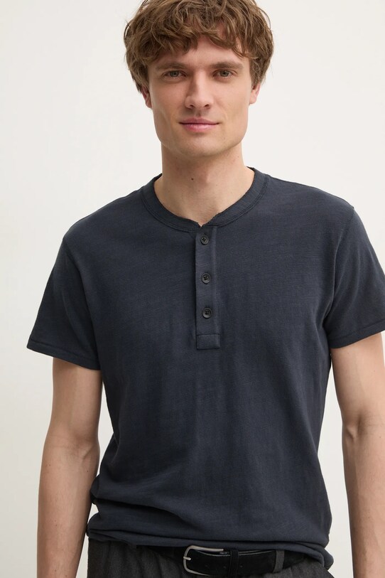 Бавовняна футболка Rag & Bone темно-синій M000T906G
