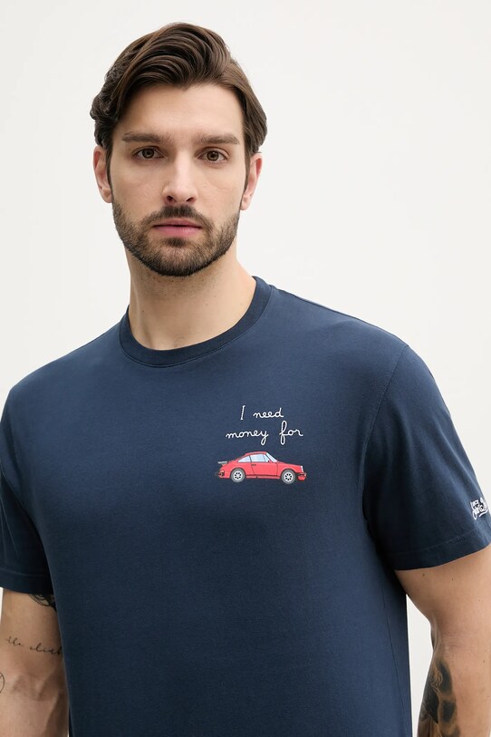 MC2 Saint Barth tricou din bumbac imprimeu bleumarin TSHM001.04989H