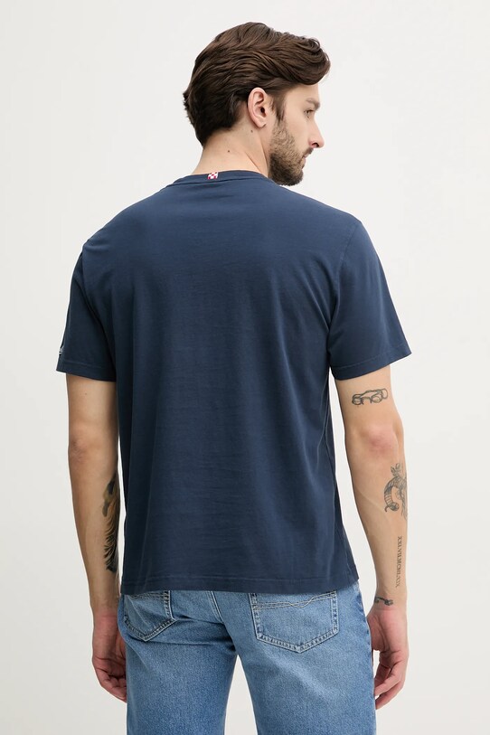 Îmbrăcăminte MC2 Saint Barth tricou din bumbac TSHM001.04989H bleumarin