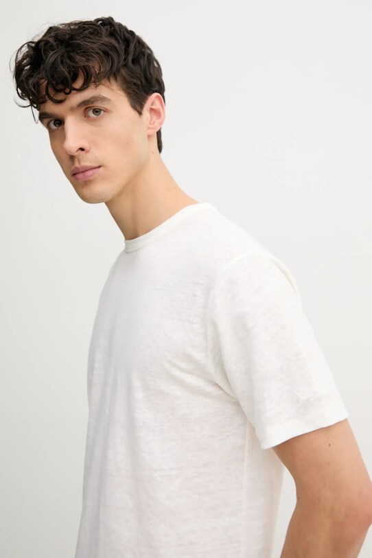 MC2 Saint Barth tricou de in uni bej ECS0003