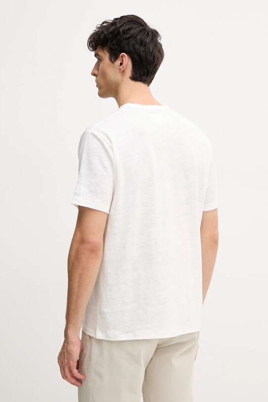 Îmbrăcăminte MC2 Saint Barth tricou de in ECS0003 bej