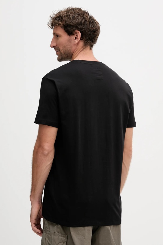 Armani Exchange t-shirt bawełniany XM000365.AF12308.NOS czarny AA00