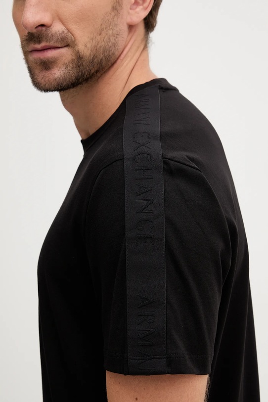 Armani Exchange t-shirt bawełniany czarny XM001283.AF10361.NOS