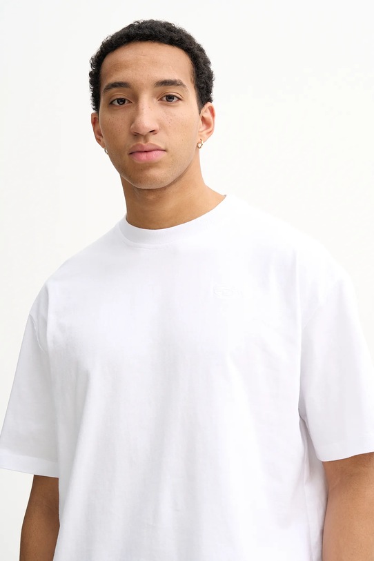 Diesel t-shirt bawełniany T-BOGGY-MEGOVAL-D biały A11302.0HGAM