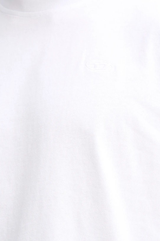 Diesel t-shirt bawełniany T-BOGGY-MEGOVAL-D A11302.0HGAM biały