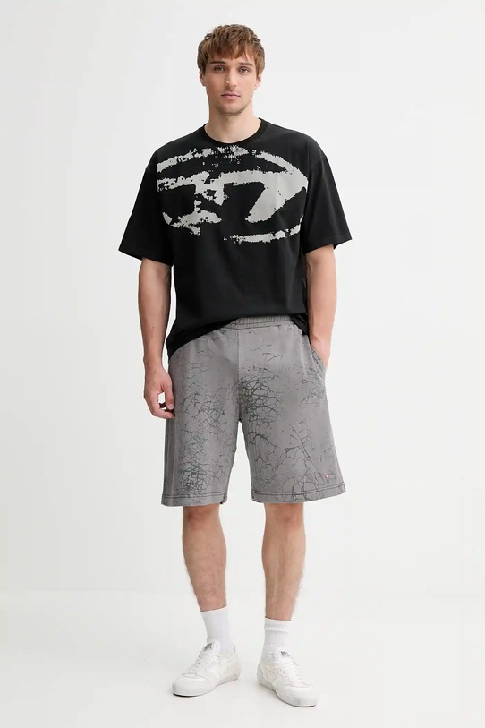 Diesel tricou din bumbac T-BOXT-N14 A13049.0DQAU negru AA00