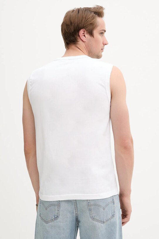 Odzież Diesel t-shirt bawełniany T-BISCO A15372.0CLBR biały