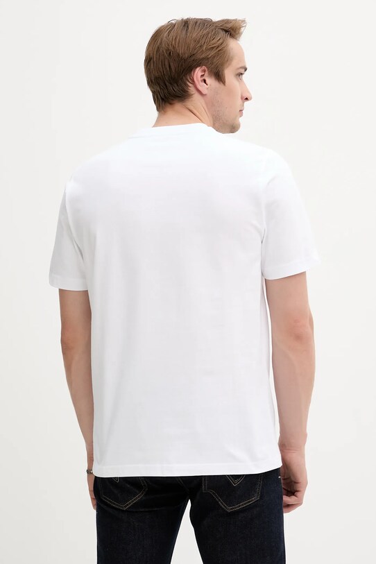 Odzież Diesel t-shirt bawełniany T-ADJUST-BIGOVAL A17402.0NJBM biały