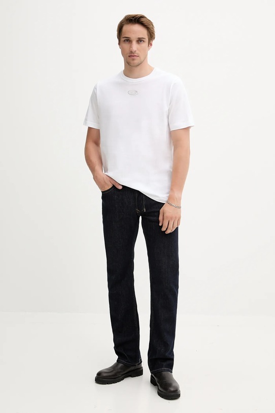 Diesel t-shirt bawełniany T-ADJUST-OD A17880.0CLBR biały AA00