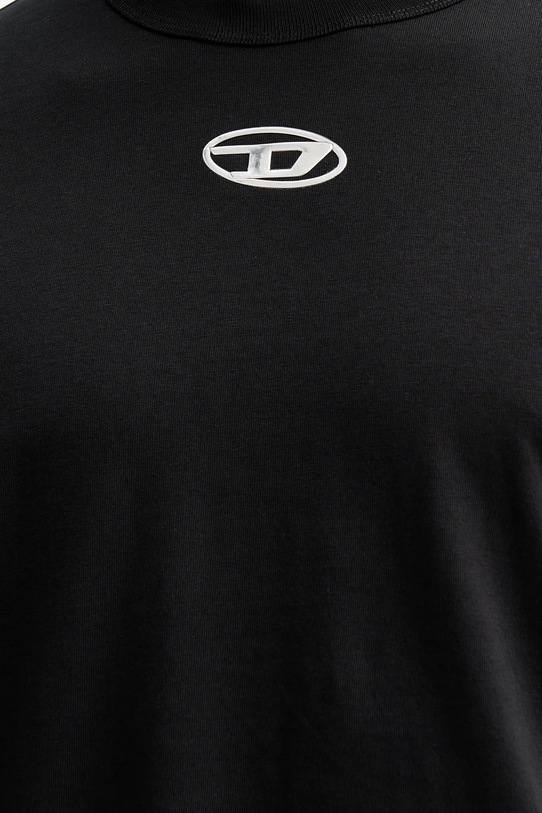 Diesel t-shirt bawełniany T-ADJUST-OD A17880.0CLBR czarny