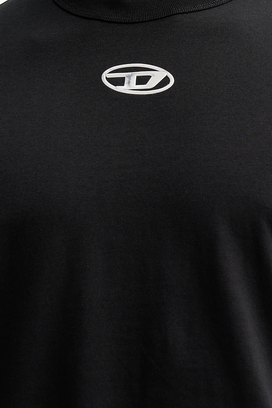 Diesel t-shirt bawełniany T-ADJUST-OD A17880.0CLBR czarny