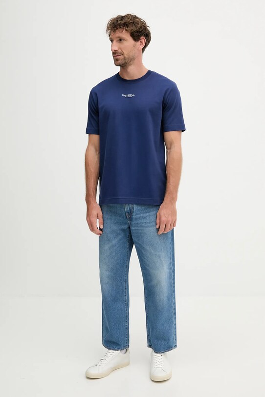 Marc O'Polo t-shirt bawełniany M26201251382 granatowy AA00