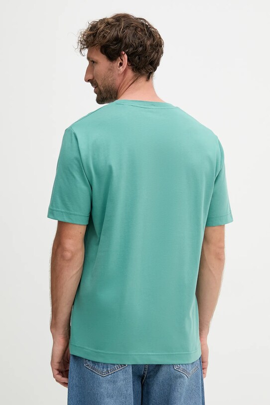 Odzież Marc O'Polo t-shirt bawełniany M26201251382 turkusowy