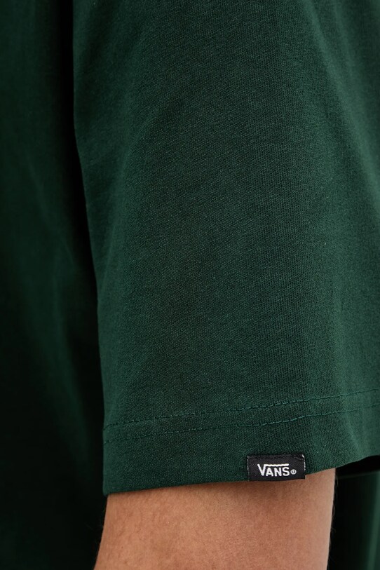 Pamučna majica Vans VN000P1PPRM1 zelena