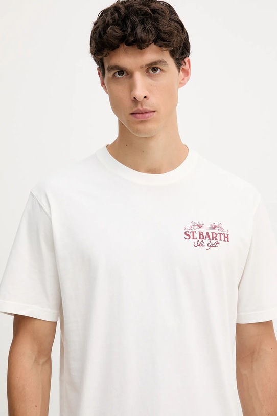 MC2 Saint Barth t-shirt bawełniany ARN0004 beżowy