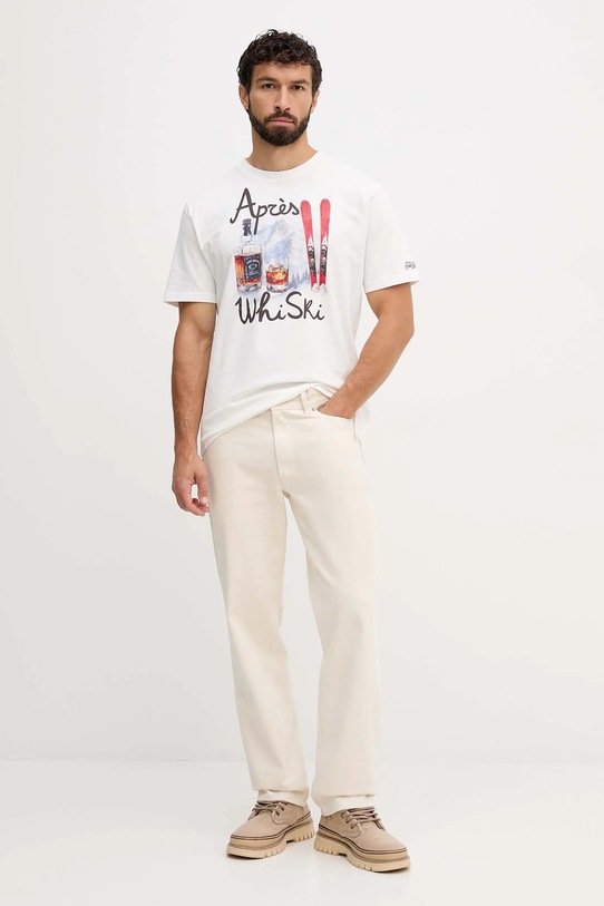 MC2 Saint Barth pamut póló ARN0004 bézs AA00