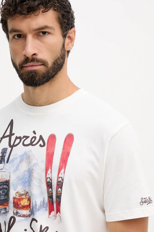 MC2 Saint Barth pamut póló bézs ARN0004